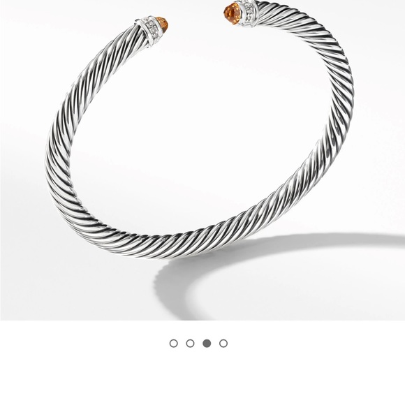 David Yurman Citrine and Pavé Diamonds bracelet - Picture 3 of 5